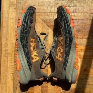 Hoka One One Speedgoat Running Shoes - Brown and Orange